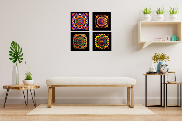 Colorful Floral Mandala Pattern 4