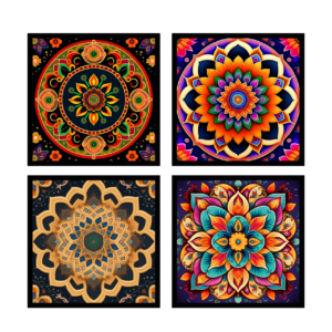 Colourful Mandala Floral Art main