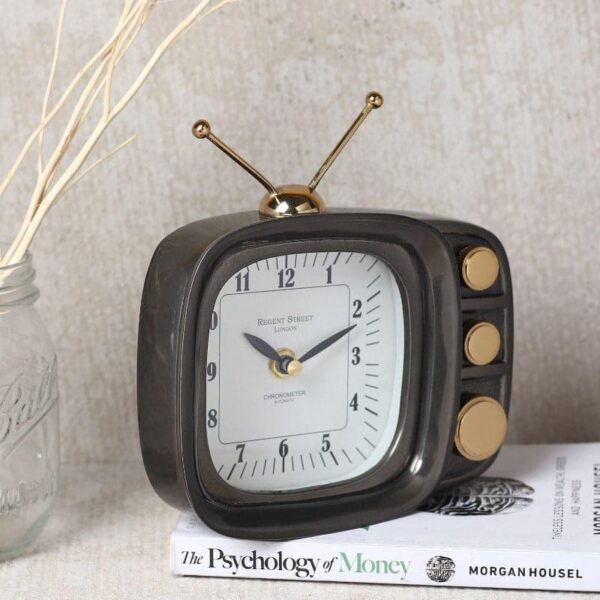 table clock dura vintage tv table clock black 1.jpg