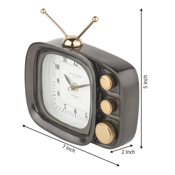 table clock dura vintage tv table clock black 4.jpg