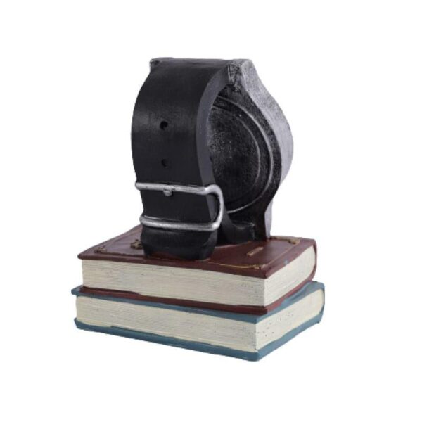 table clock retro bookstack clock silver 3.jpg