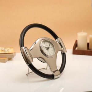 table clock steering show table clock silver 1.jpg