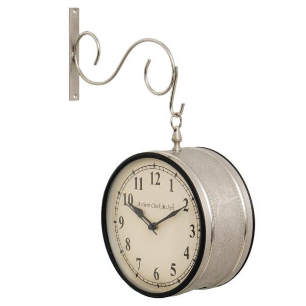 wall clock aikane vintage wall clock silver 2.jpg