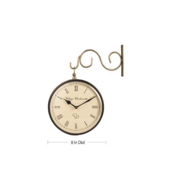 wall clock benedict von station clock golden 4.jpg