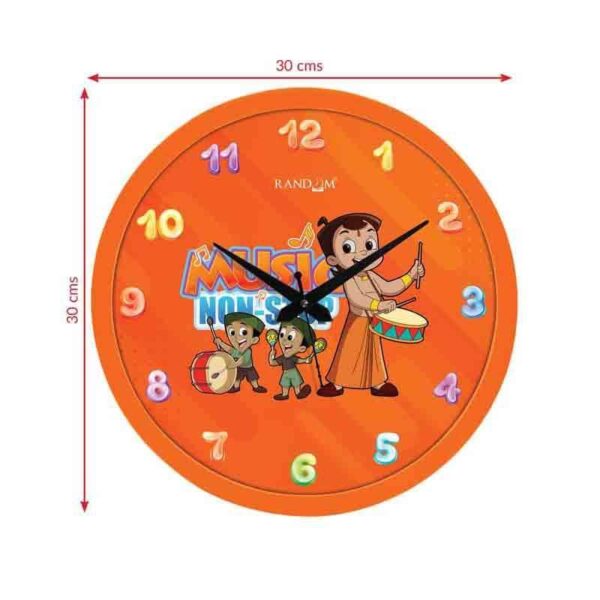 wall clock chhota bheem wall clock orange 5.jpg