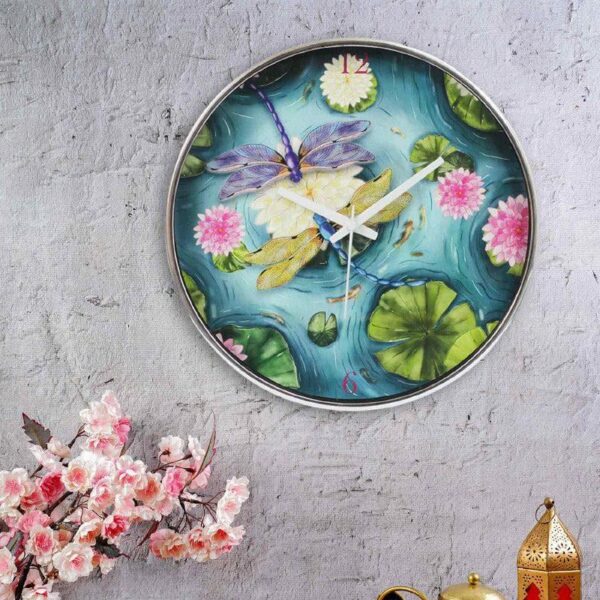 wall clock lotus pool wall clock 1.jpg