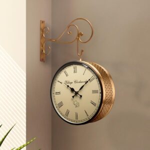 wall clock maximilian station clock 12 inch gold 1.jpg