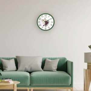 wall clock mimosa floral wall clock 1.jpg