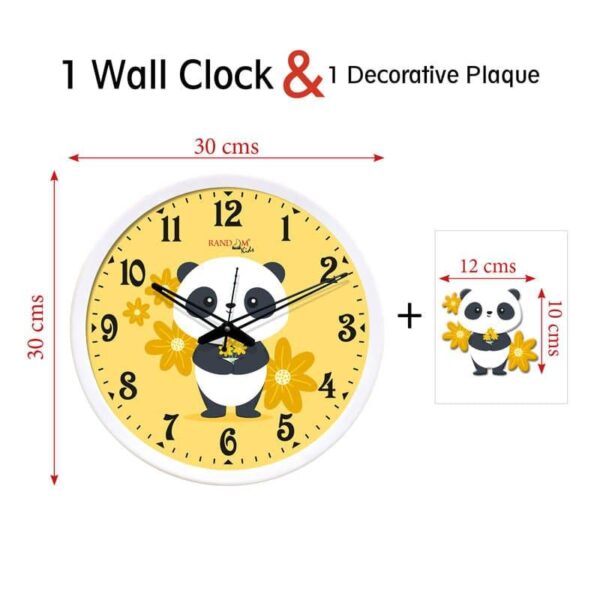 wall clock panda bloom wall clock 4.jpg