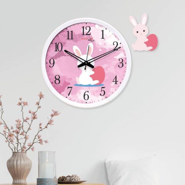 wall clock pink bunny wall clock 1.jpg