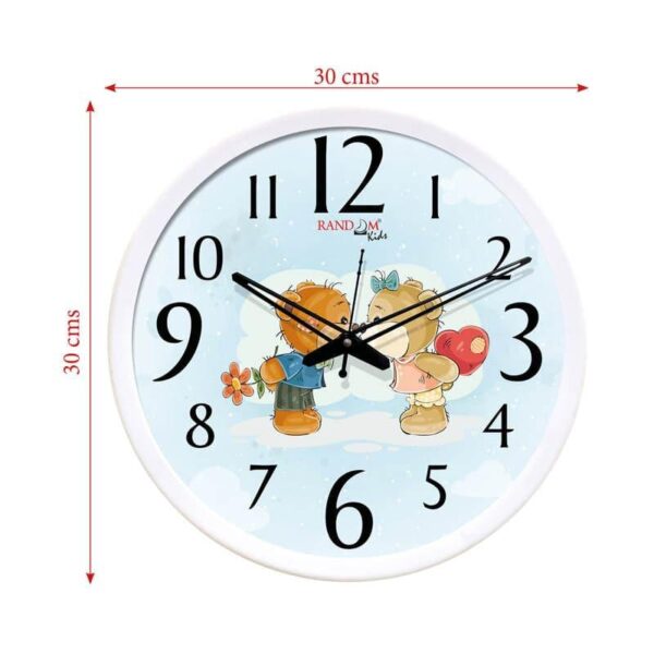 wall clock teddy kissey wall clock 4.jpg