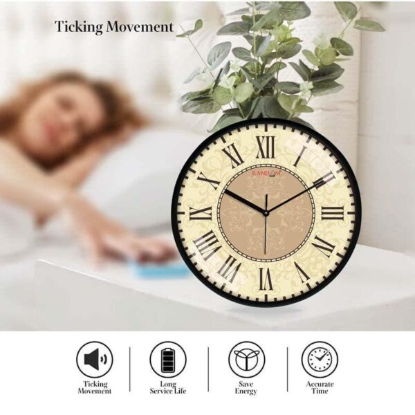 wall clock the roman charm wall clock beige 4.jpg