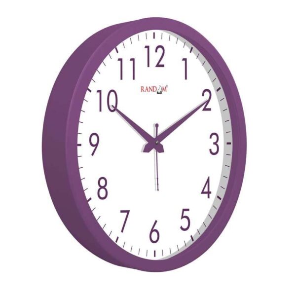 wall clock time keeper modern wall clock mauve 2.jpg