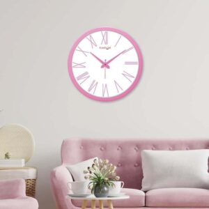 wall clock trebo roman wall clock pink 1.jpg